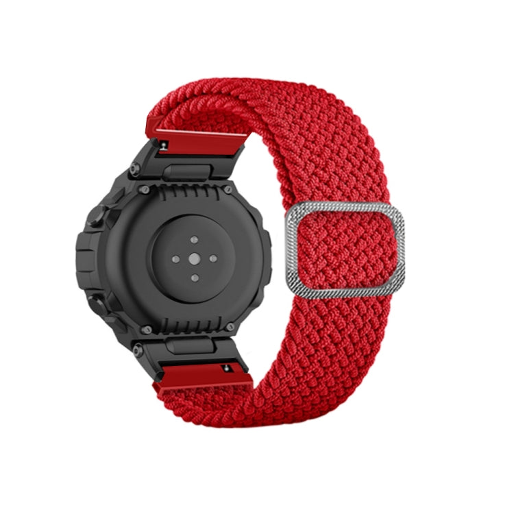 Adjustable Buckle Braided Nylon Watch Band, For Amazfit T-Rex / T-Rex Pro / Ares