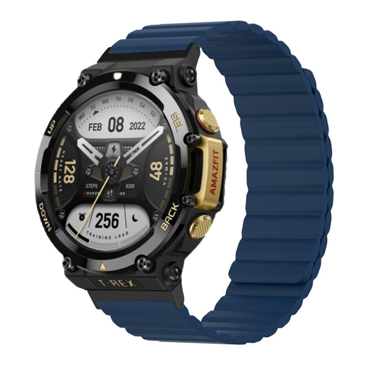 Silicone Magnetic Dual-color Watch Band, For Amazfit T-Rex 2