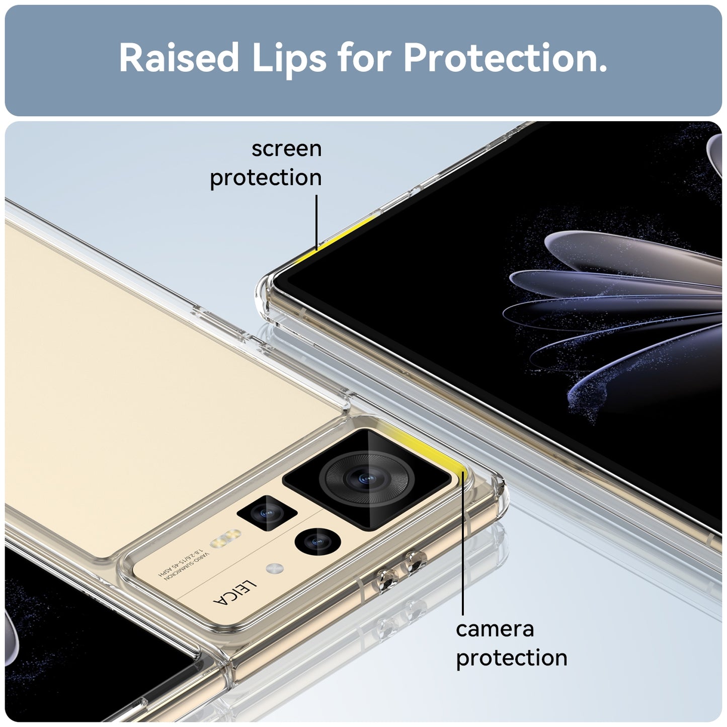 For Xiaomi Mix Fold 2 Colorful Series Acrylic + TPU Phone Case(Transparent)