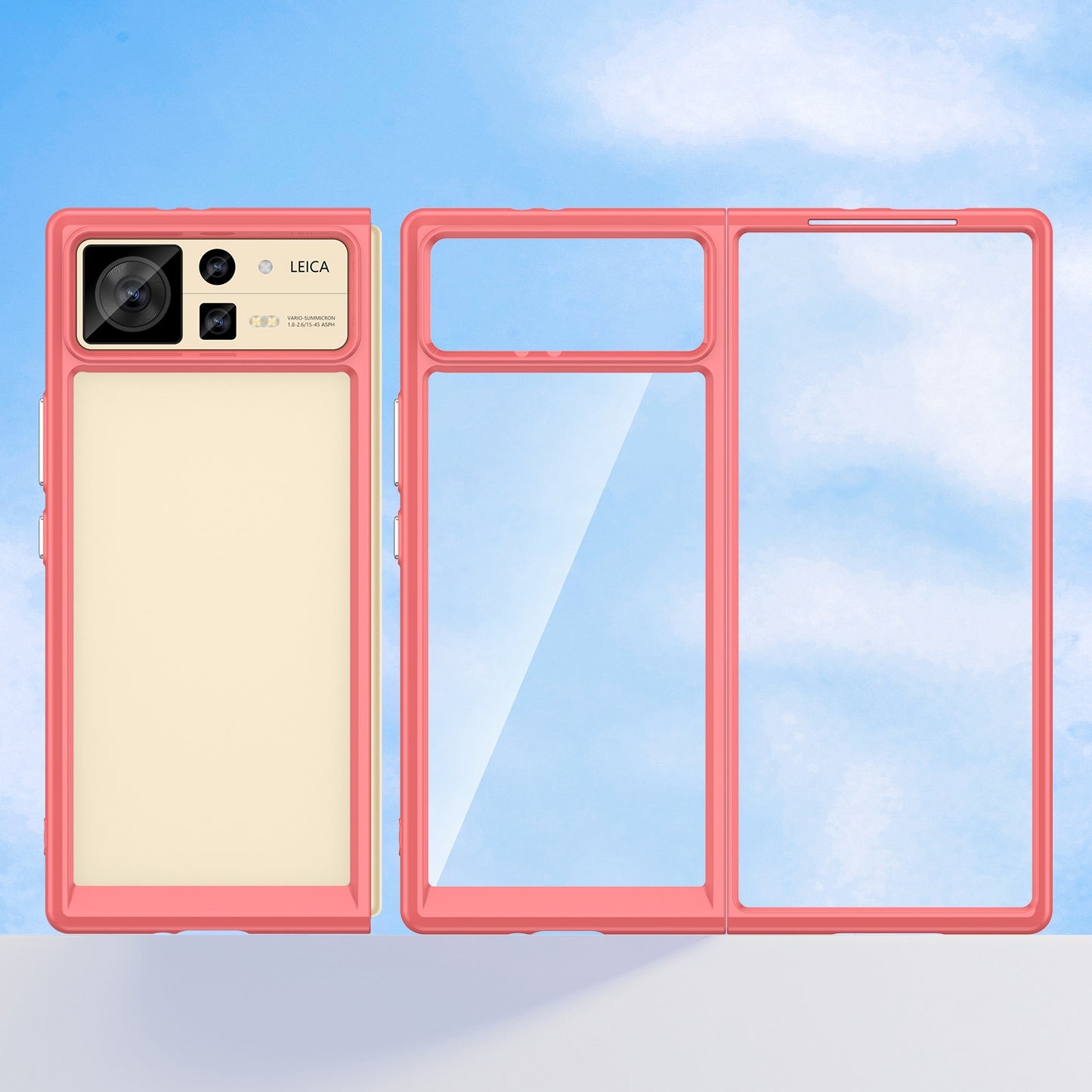 For Xiaomi Mix Fold 2 Colorful Series Acrylic + TPU Phone Case(Red)