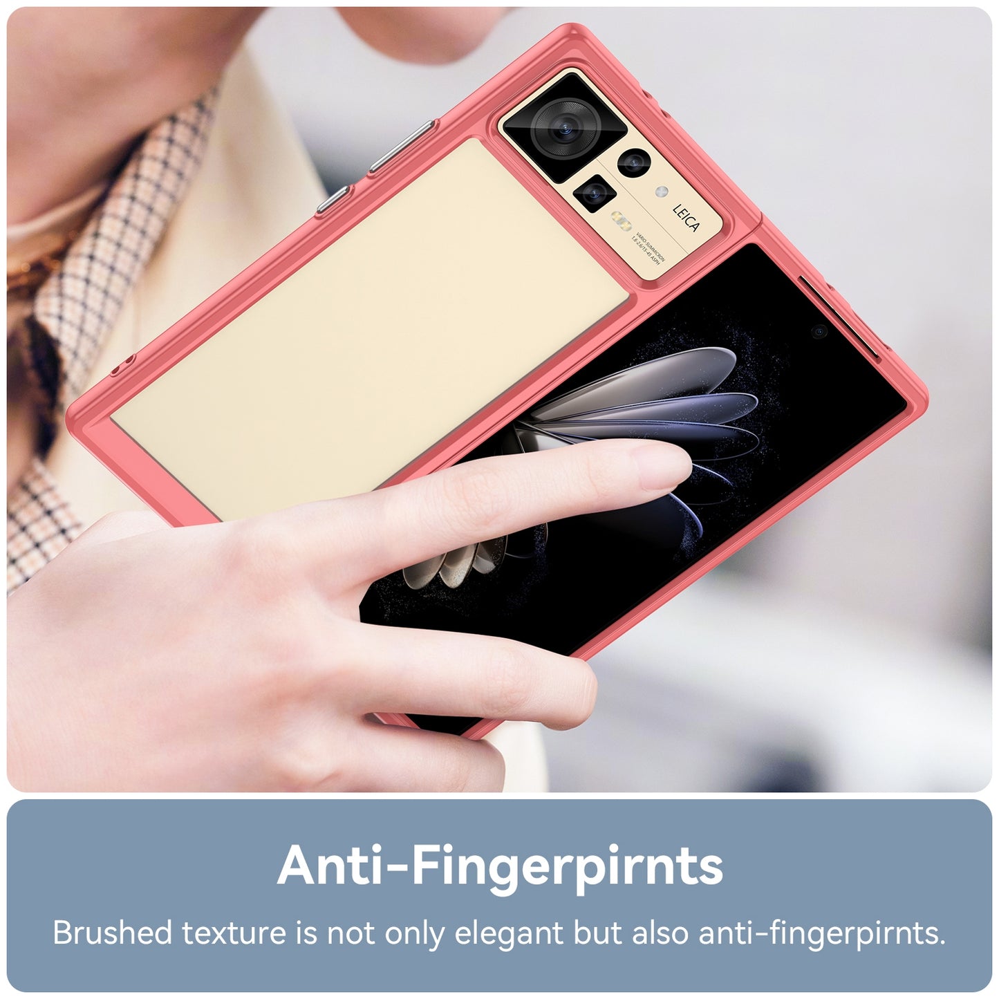 For Xiaomi Mix Fold 2 Colorful Series Acrylic + TPU Phone Case(Red)