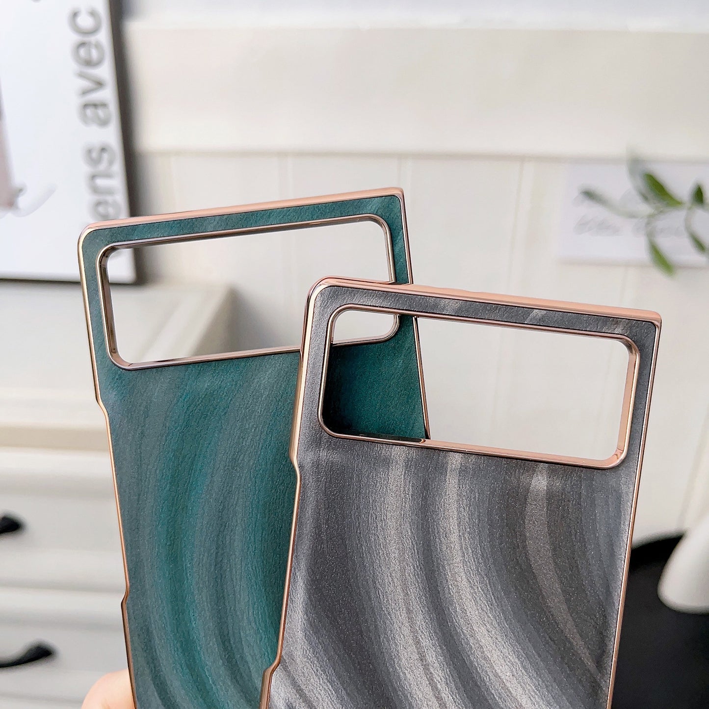 For Xiaomi Mix Fold 2 Nano Electroplating Protective Phone Case(Ice Crystal Blue)