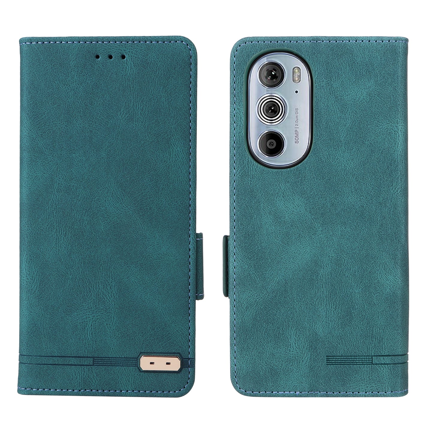 For Motorola Edge X30 / Edge 30 Pro / Edge+ 2022 Magnetic Clasp Leather Phone Case(Green)