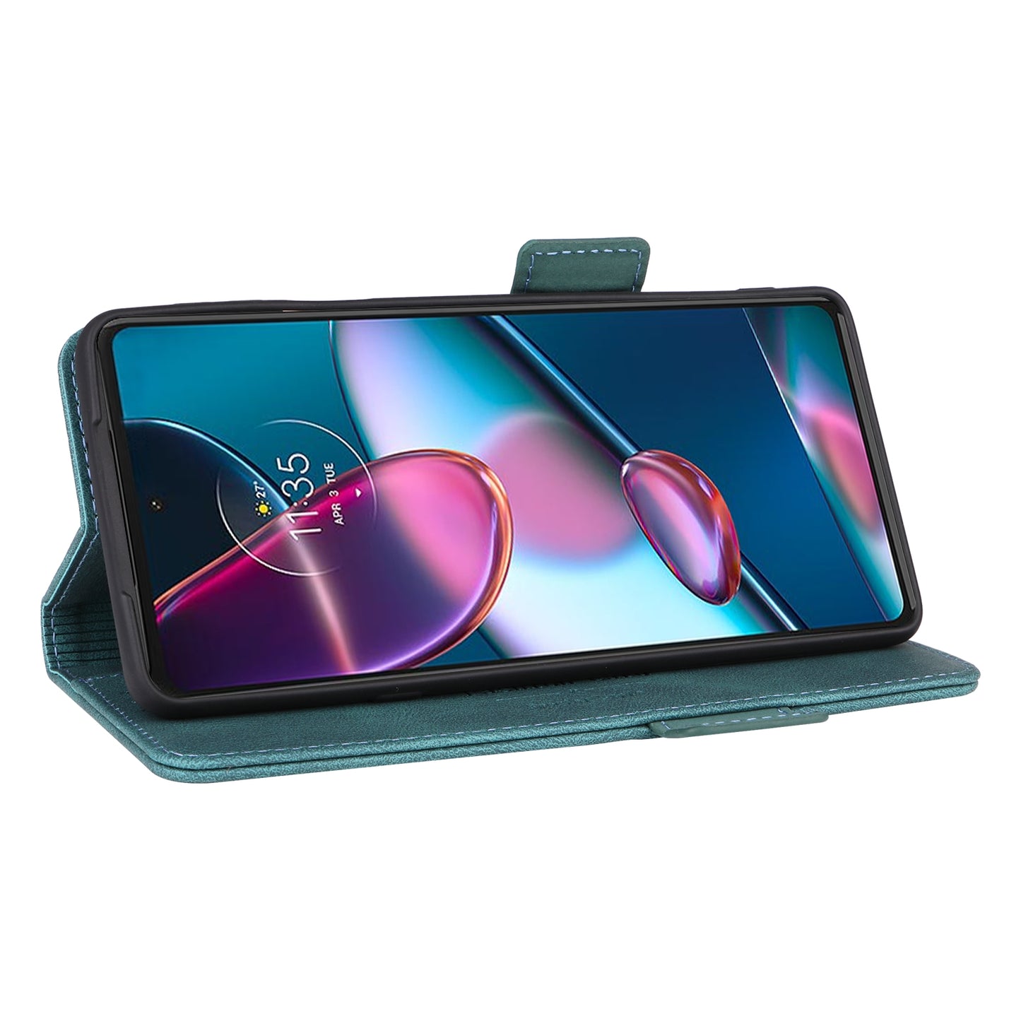 For Motorola Edge X30 / Edge 30 Pro / Edge+ 2022 Magnetic Clasp Leather Phone Case(Green)