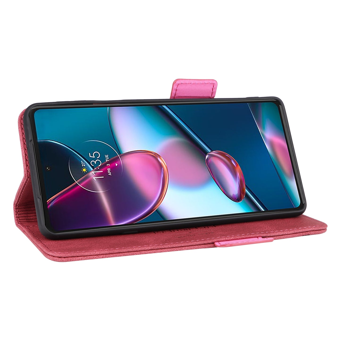 For Motorola Edge X30 / Edge 30 Pro / Edge+ 2022 Magnetic Clasp Leather Phone Case(Red)