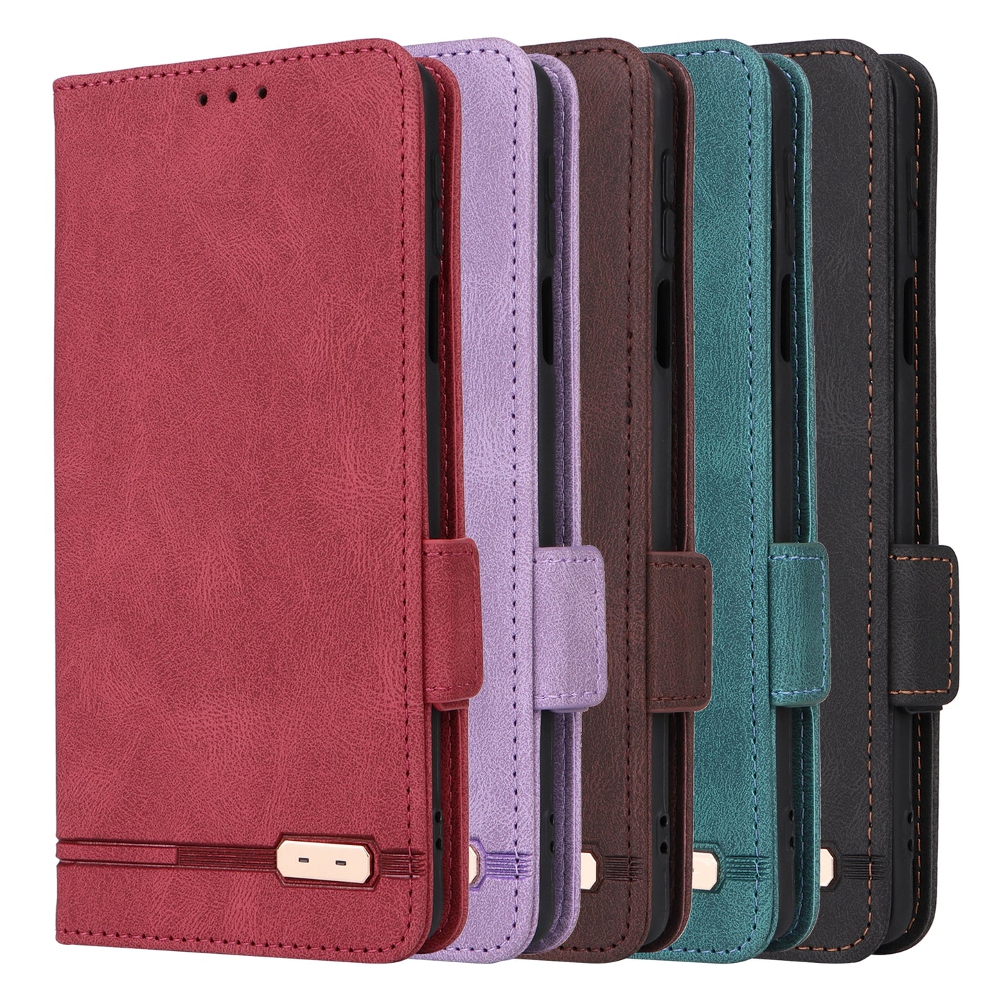 For Motorola Edge X30 / Edge 30 Pro / Edge+ 2022 Magnetic Clasp Leather Phone Case(Brown)