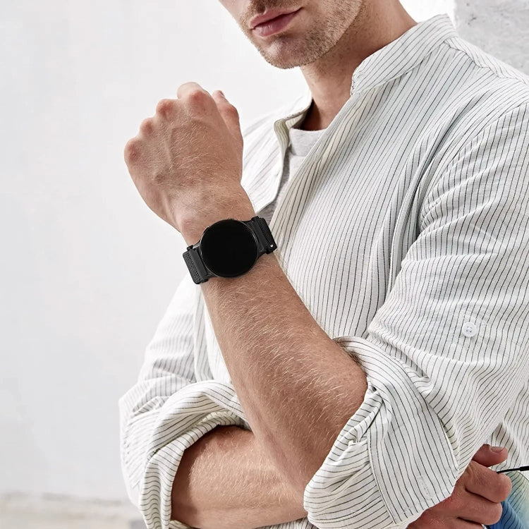 Universal Nylon Loop Watch Band, For Amazfit GTS4 Mini / Coros Pace 2 20mm, For Huawei Watch GT2 / GT3 Pro / GT Runner 22mm