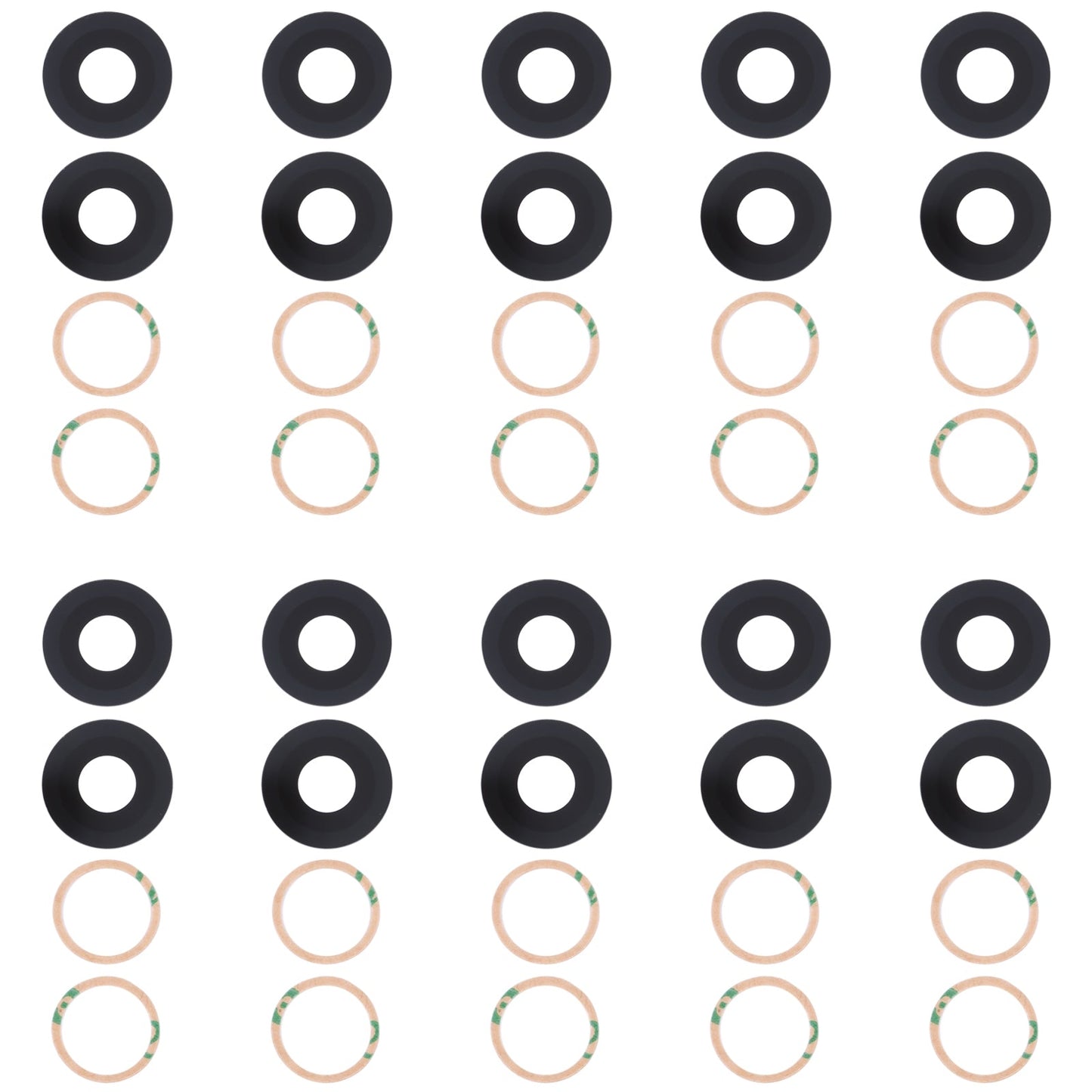For OPPO Reno7 Pro 10 PCS Back Camera Lens