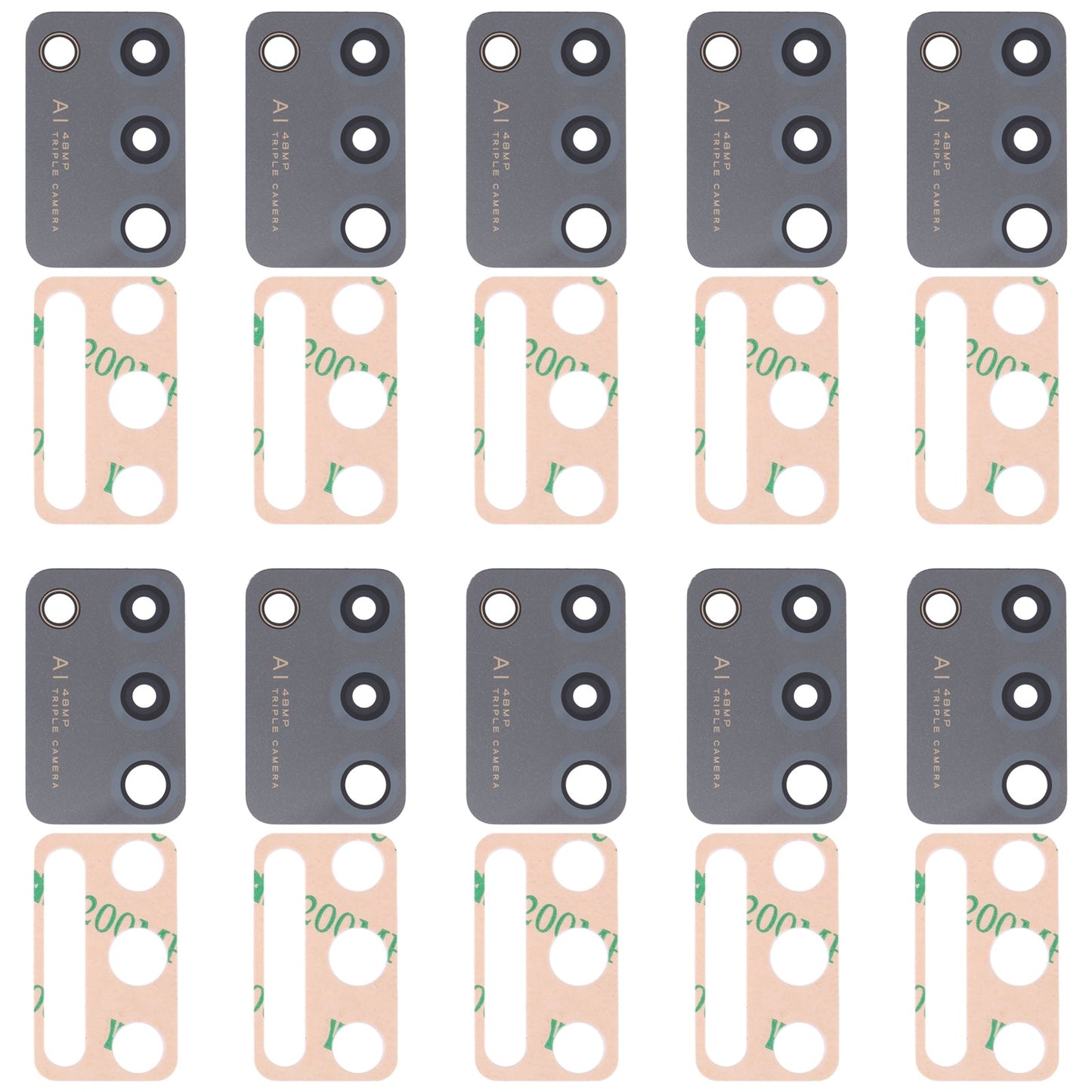 For OPPO A95/Reno6 Lite 10 PCS Back Camera Lens