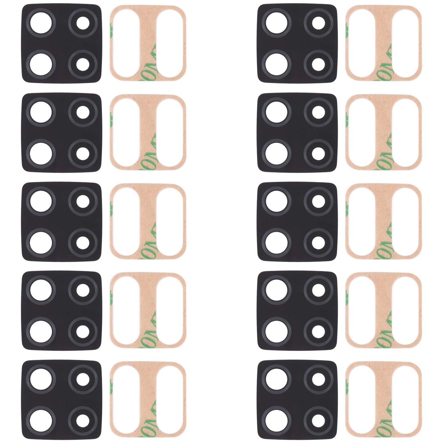 For OPPO A73/F17 10 PCS Back Camera Lens