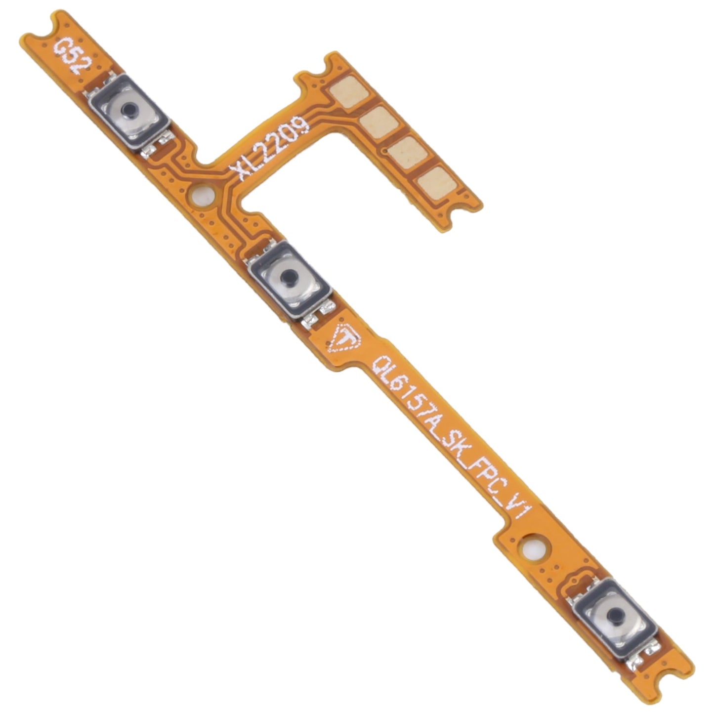 For Motorola Moto G52 Power Button & Volume Button Flex Cable