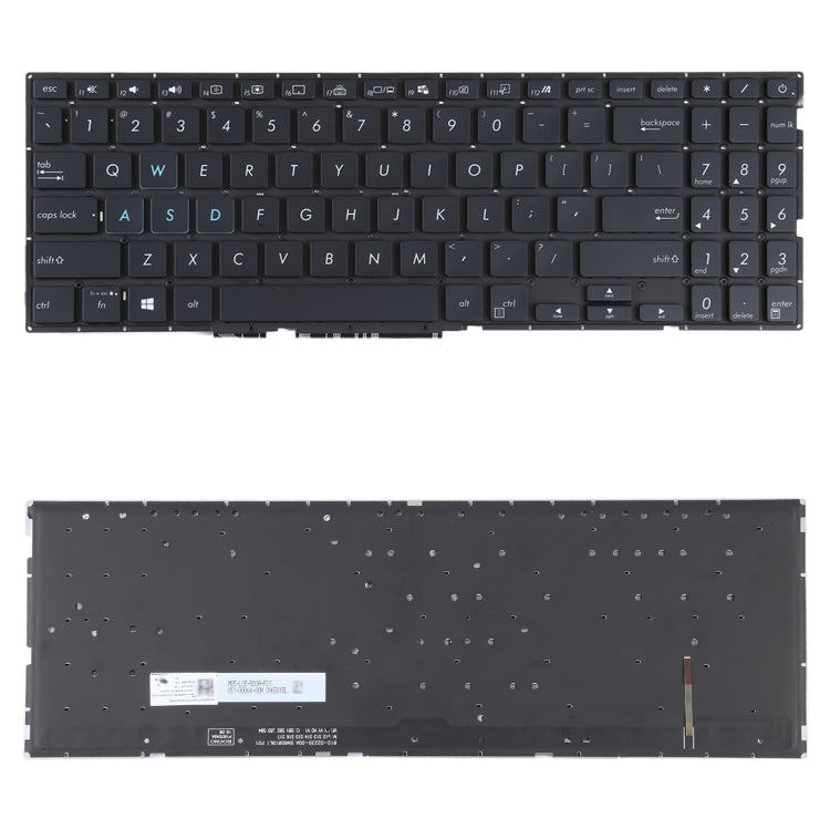 For Asus Mars15 X571 X571G X571GT X571GD X571U X571F US Version Keyboard with Backlight