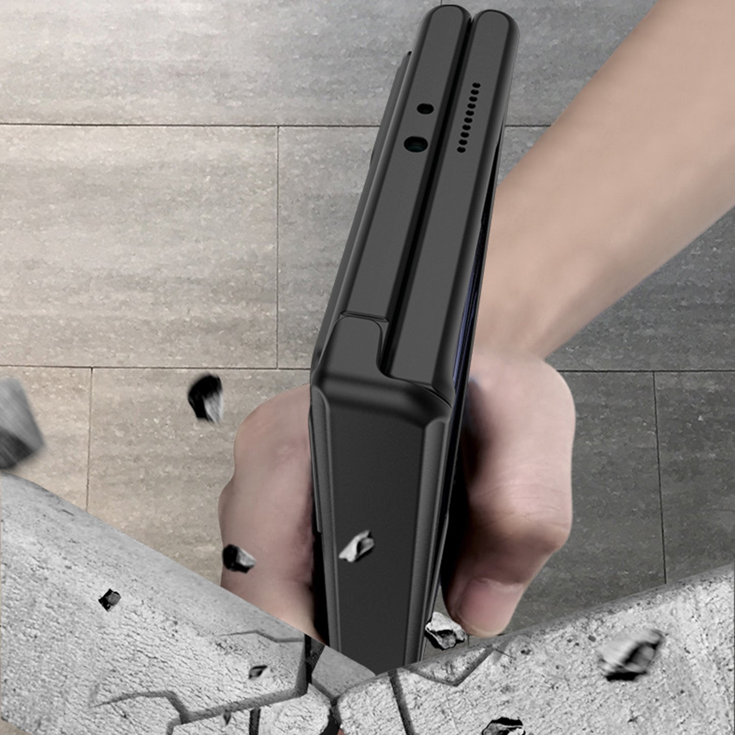 For Xiaomi Mix Fold 2 GKK Fold Magnetic Hinge Full Coverage Phone Case(Black)