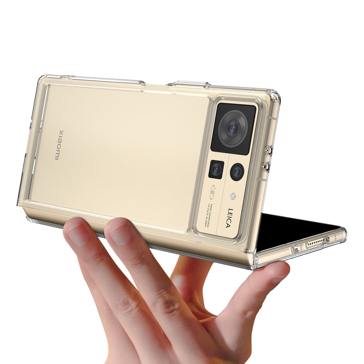 For Xiaomi Mix Fold 2 Candy Series TPU Phone Case(Transparent)