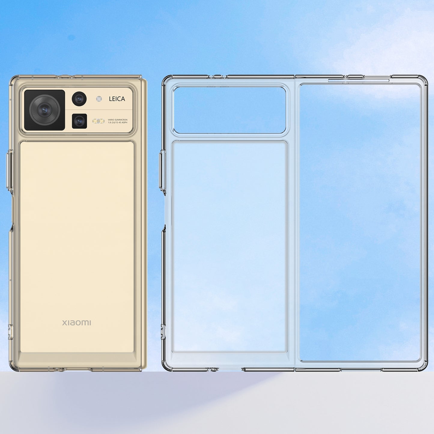 For Xiaomi Mix Fold 2 Candy Series TPU Phone Case(Transparent)