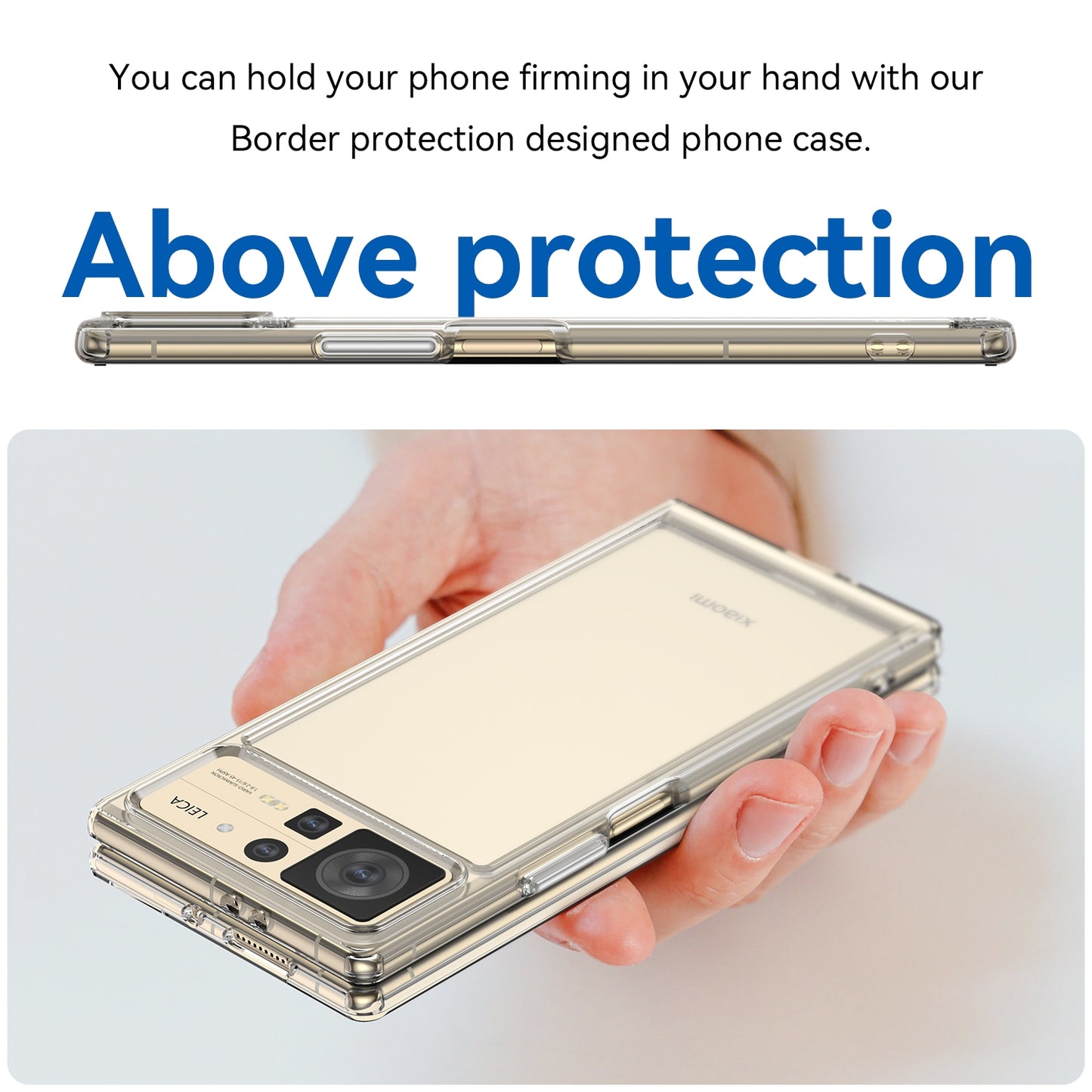 For Xiaomi Mix Fold 2 Candy Series TPU Phone Case(Transparent)