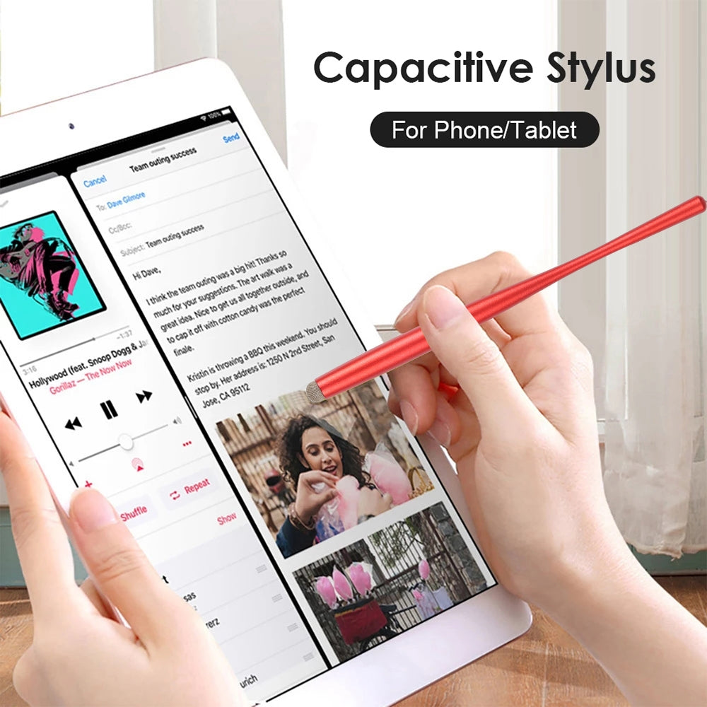 Universal Bottle Cloth Tip Stylus(Red)