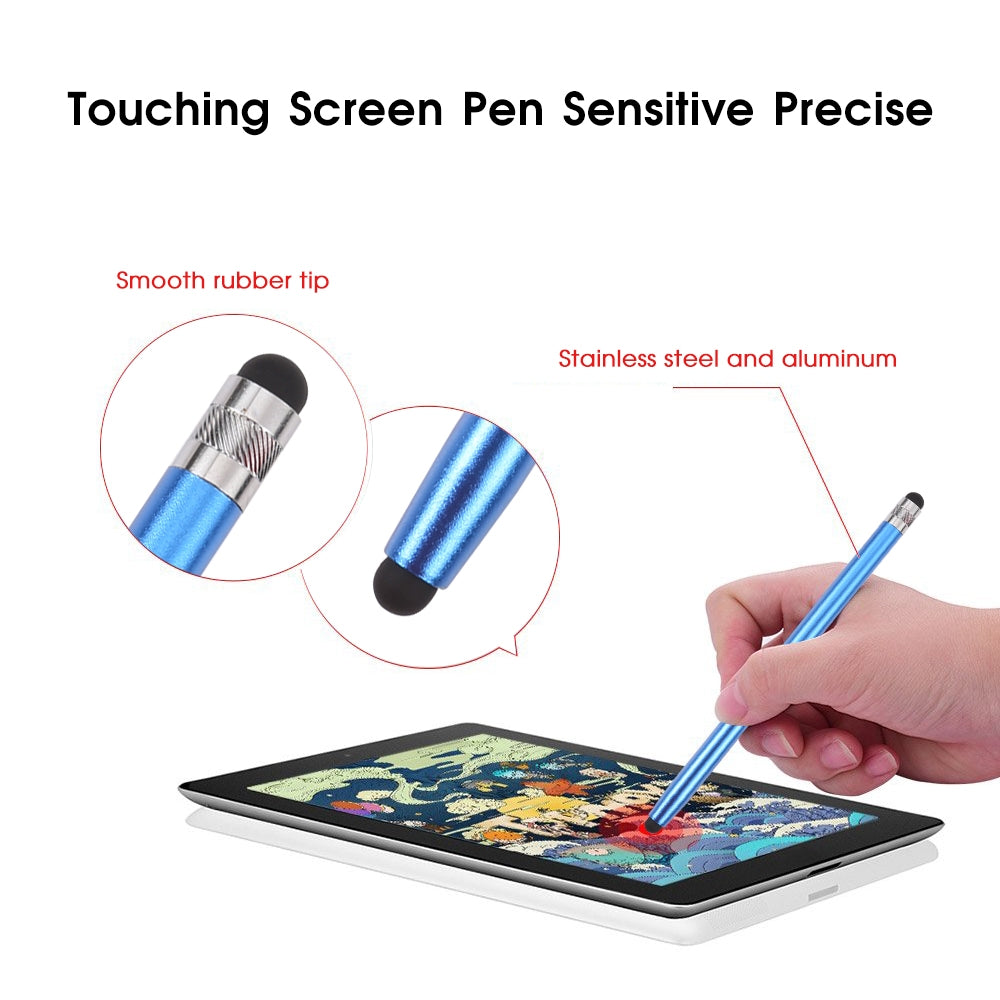 Universal Cloth Head + Silicone Head Stylus(Dark Blue)