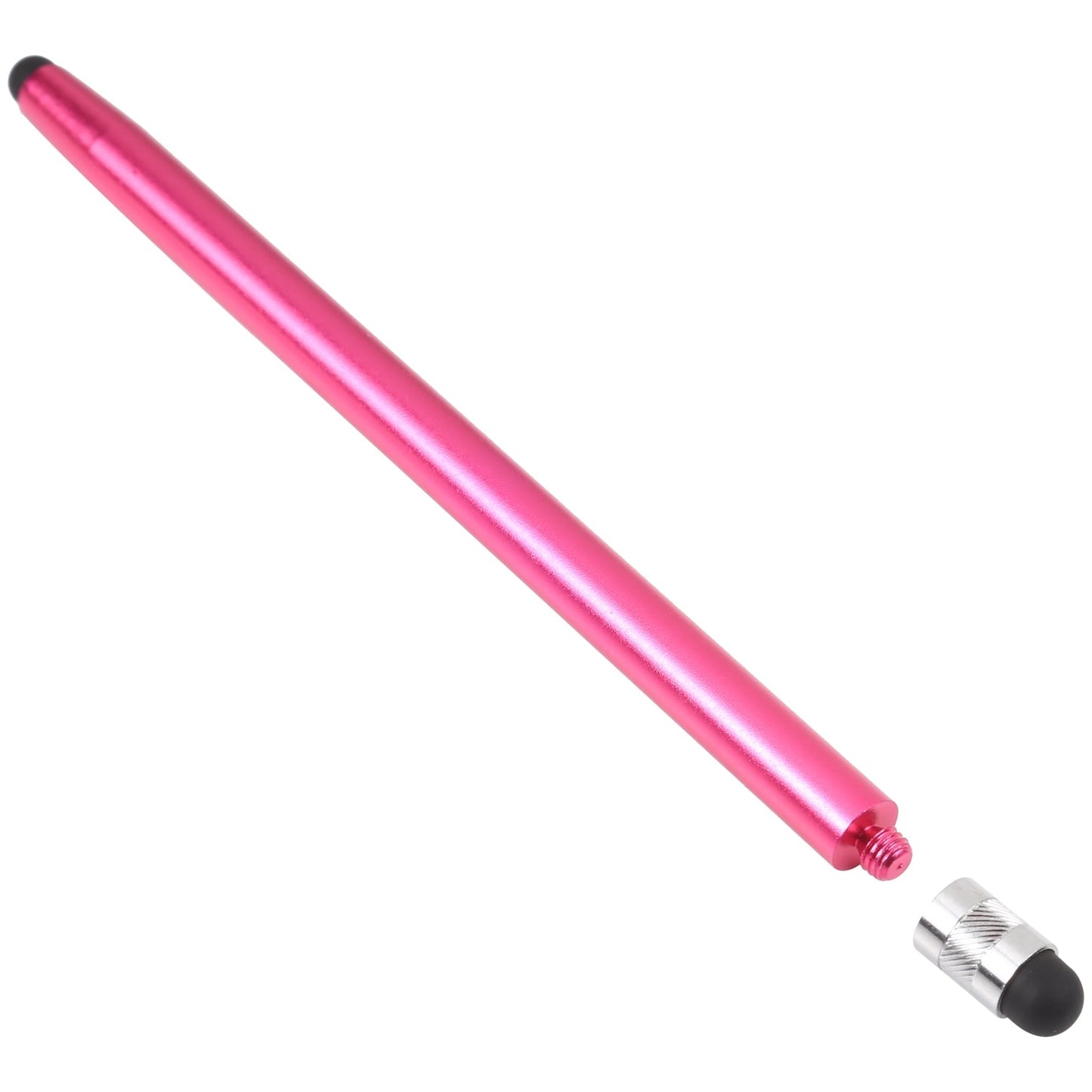 Universal Cloth Head + Silicone Head Stylus(Rose Red)