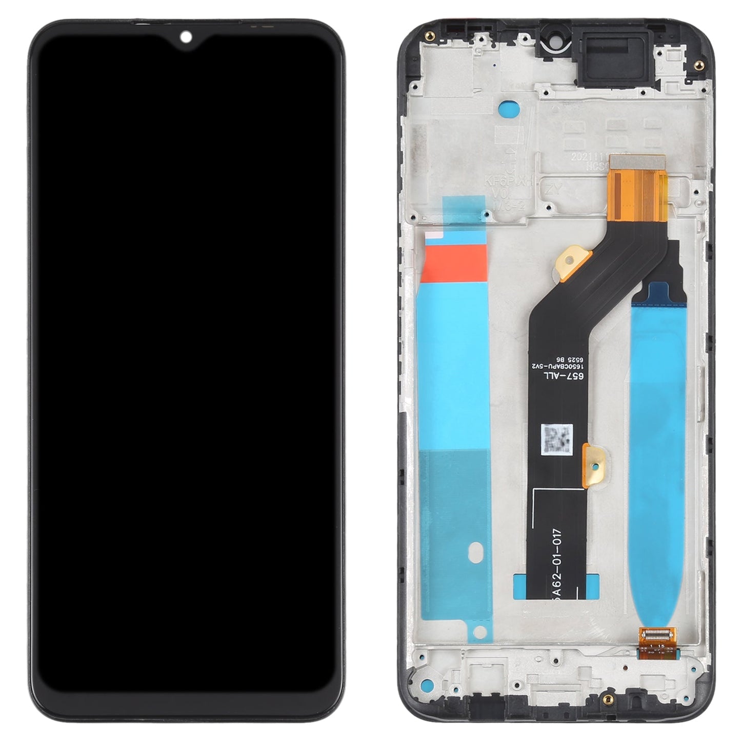 OEM LCD Screen For Tecno Spark 7T Digitizer Full Assembly with Frame