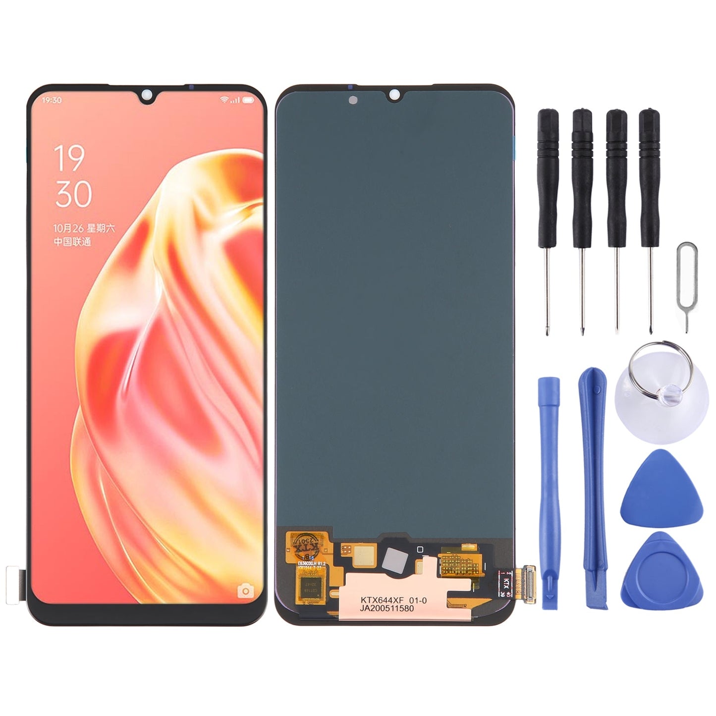 OLED LCD Screen For OPPO Reno3 4G / Reno3 5G / Reno3 Youth / A91 / F15 / F17 / A73 4G / Find X2 Lite with Digitizer Full Assembly