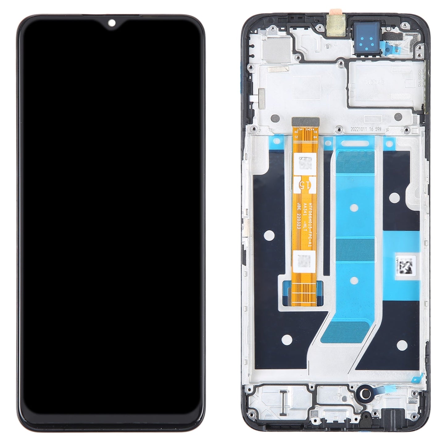 For OPPO A78 5G CPH2483 CPH2495 OEM LCD Screen Digitizer Full Assembly With Frame