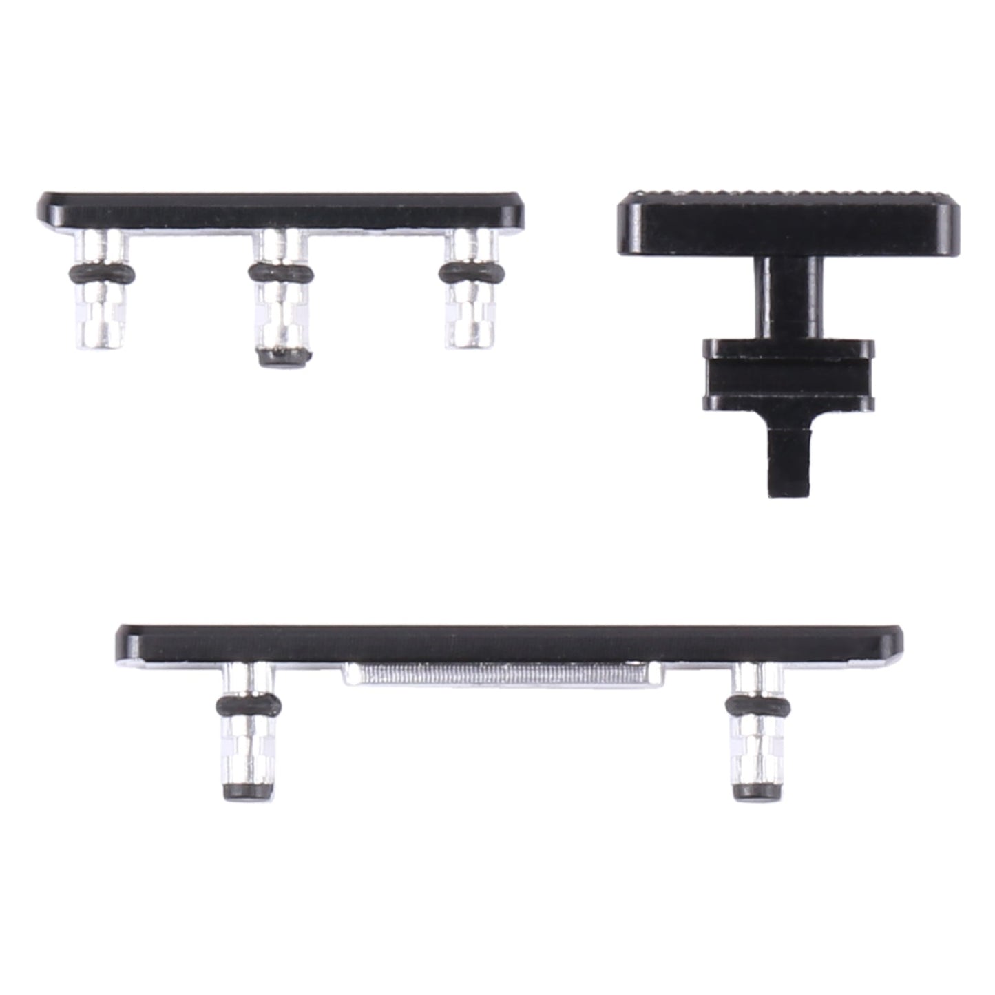 For OnePlus 6 Power Button + Volume Control Button(Jet Black)