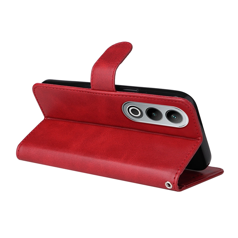 For OPPO K12 Classic Calf Texture Flip Leather Phone Case(Red)