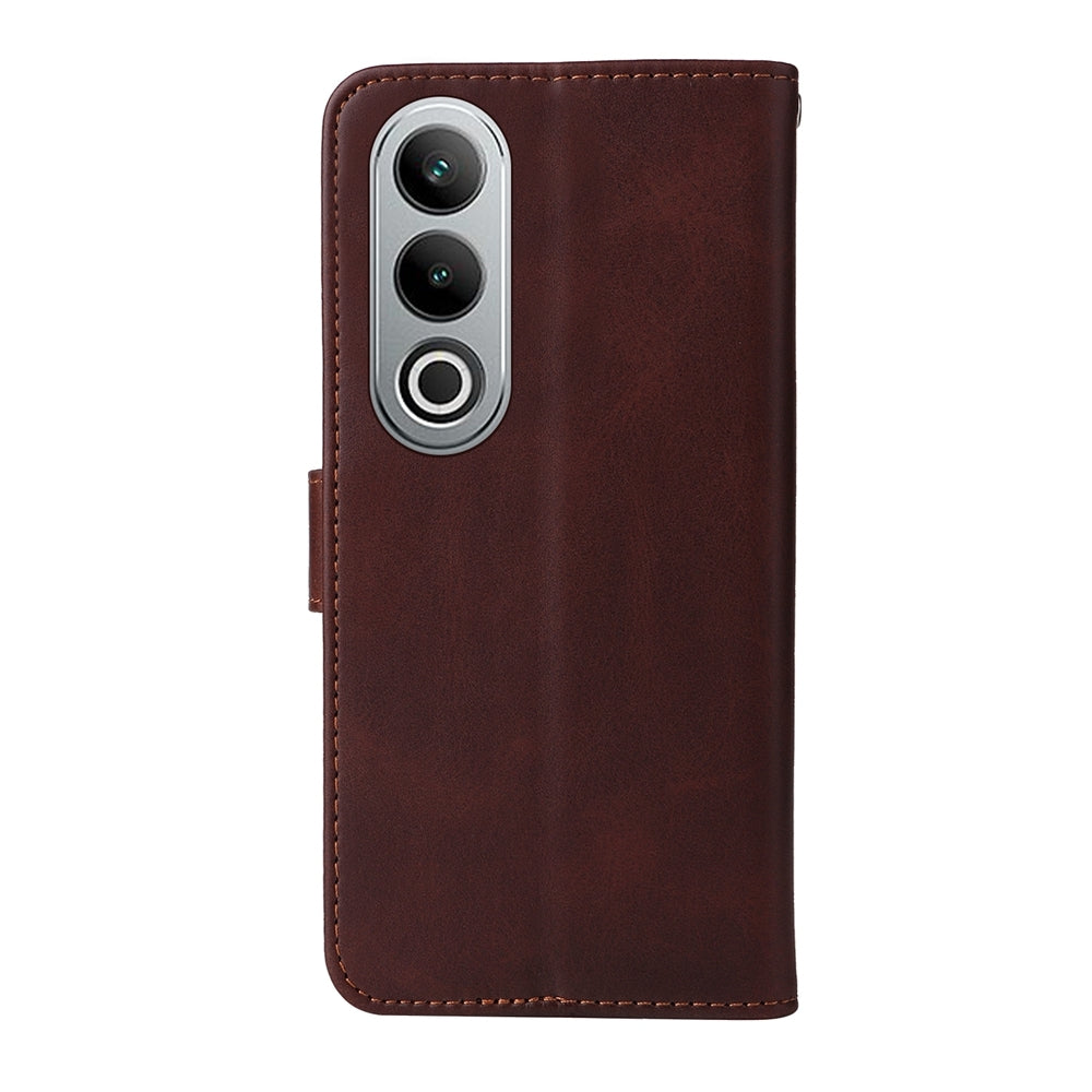 For OPPO K12 Classic Calf Texture Flip Leather Phone Case(Brown)