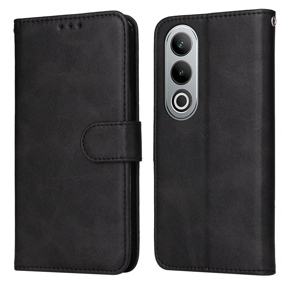 For OPPO K12 Classic Calf Texture Flip Leather Phone Case(Black)