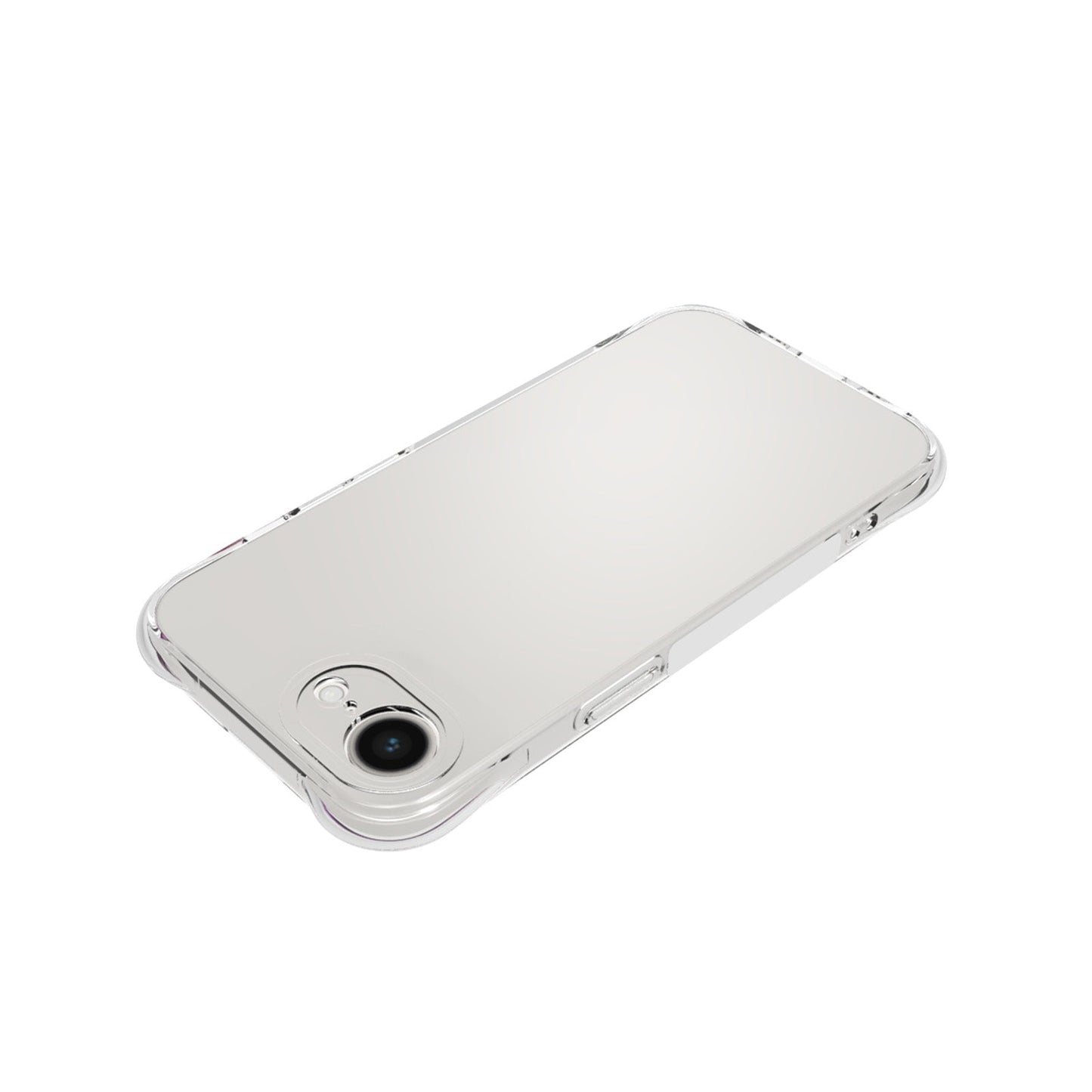 For iPhone 16e Shockproof Non-slip Thickening TPU Phone Case(Transparent)