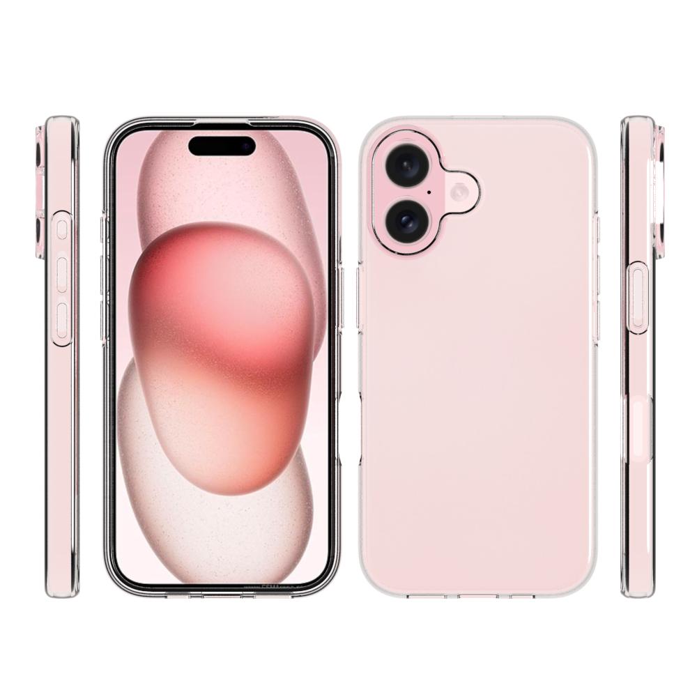 For iPhone 17 Waterproof Texture TPU Phone Case(Transparent)