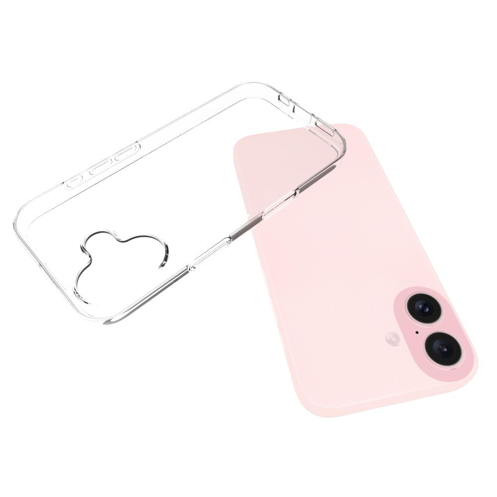 For iPhone 17 Waterproof Texture TPU Phone Case(Transparent)