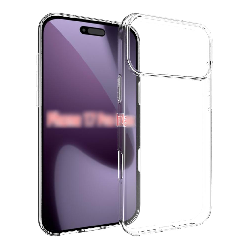 Compatible with iPhone 18 Pro Max Waterproof Texture TPU Phone Case - Transparent