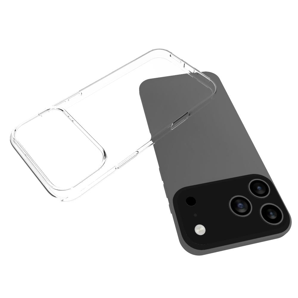 Compatible with iPhone 18 Pro Max Waterproof Texture TPU Phone Case - Transparent