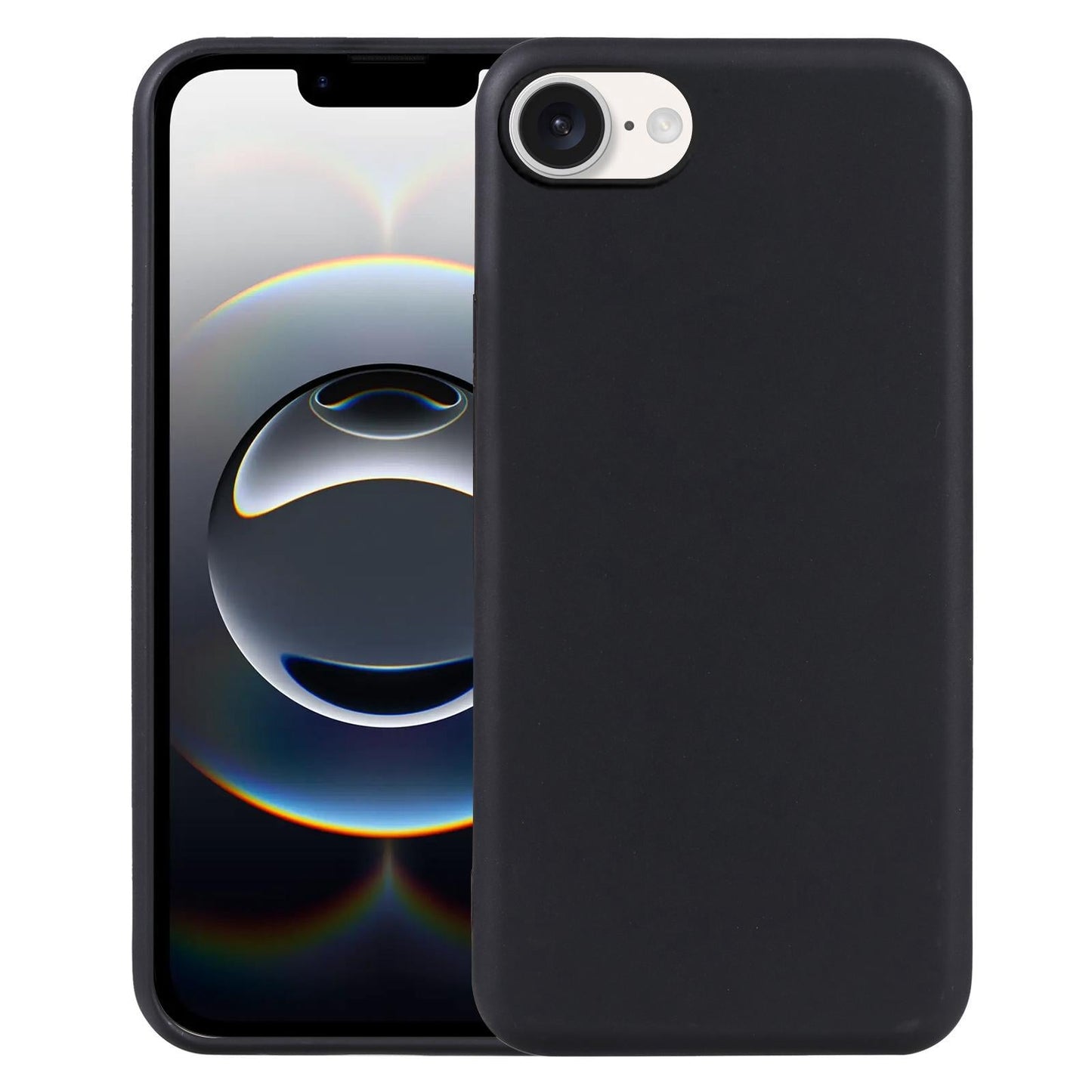For iPhone 16e TPU Phone Case(Black)