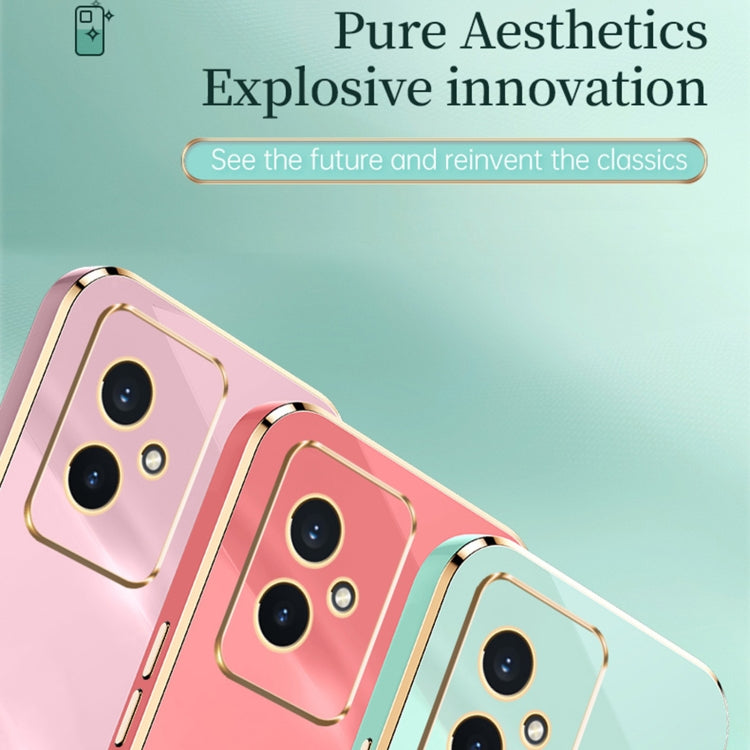 For Honor 100 XINLI Straight Edge 6D Electroplate TPU Phone Case(Pink)