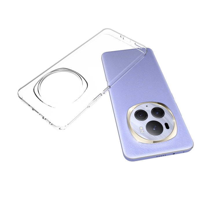 For Honor Magic 6 Pro 5G Waterproof Texture TPU Phone Case(Transparent)