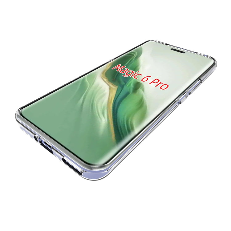 For Honor Magic 6 Pro 5G Waterproof Texture TPU Phone Case(Transparent)