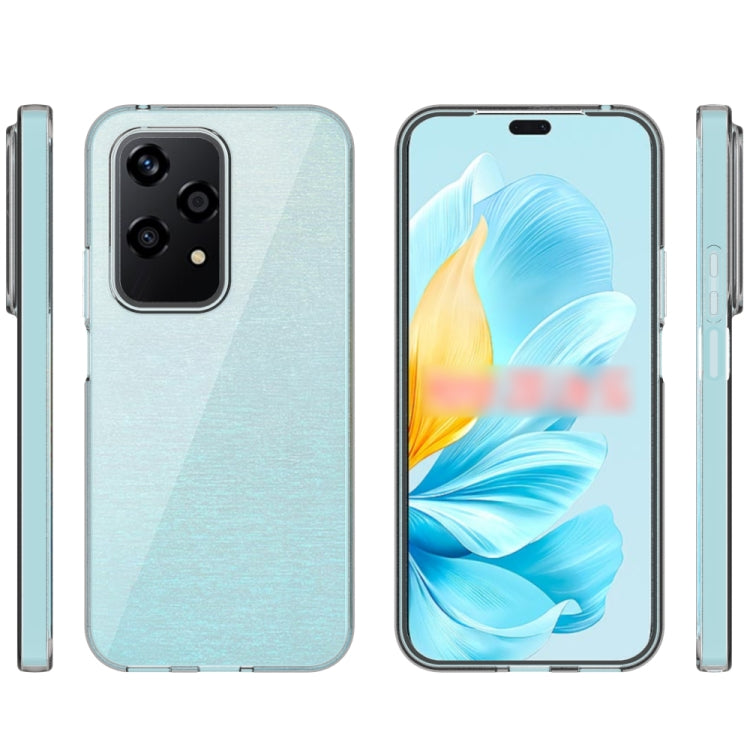 For Honor 200 Lite Waterproof Texture TPU Phone Case(Transparent)