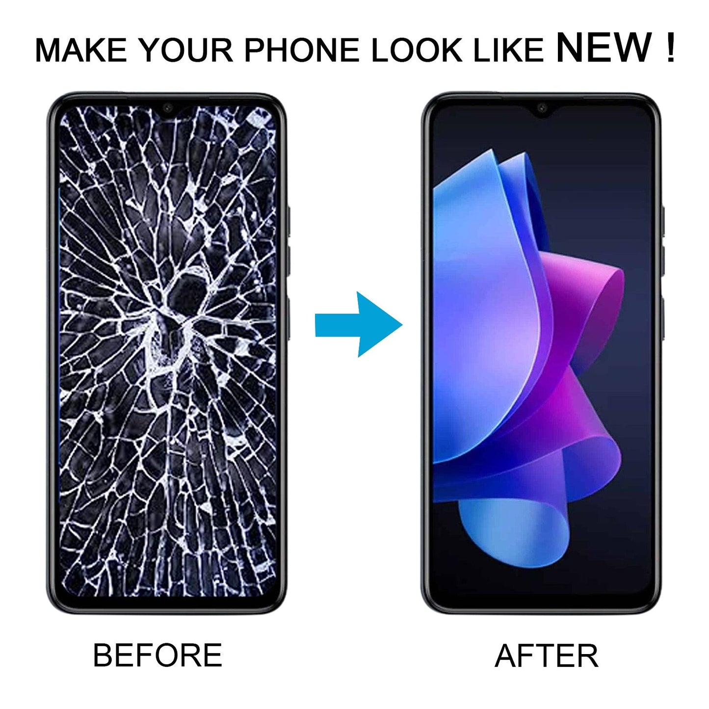 OEM LCD Screen For Tecno Spark Go 2023 with Digitizer Full Assembly