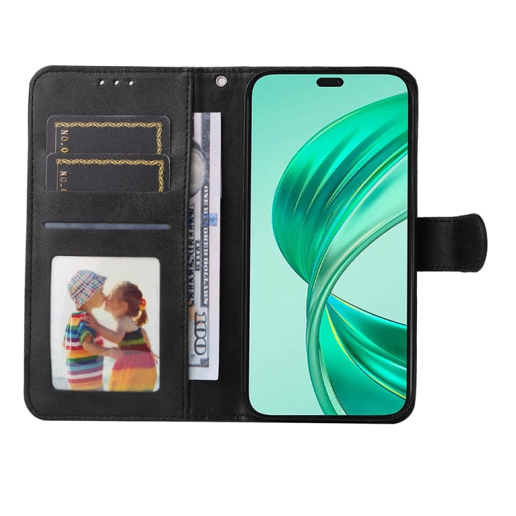 For Honor X8b Classic Calf Texture Flip Leather Phone Case(Black)