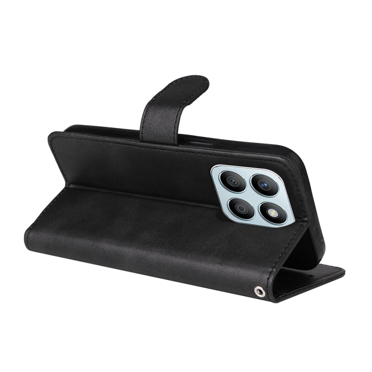 For Honor X8b Classic Calf Texture Flip Leather Phone Case(Black)