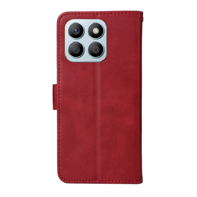 For Honor X8b Classic Calf Texture Flip Leather Phone Case(Red)