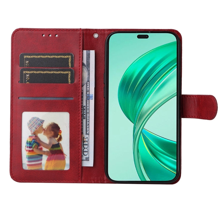 For Honor X8b Classic Calf Texture Flip Leather Phone Case(Red)
