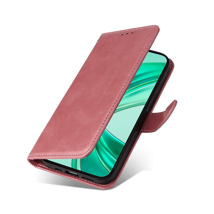 For Honor X8b Classic Calf Texture Flip Leather Phone Case(Rose Gold)