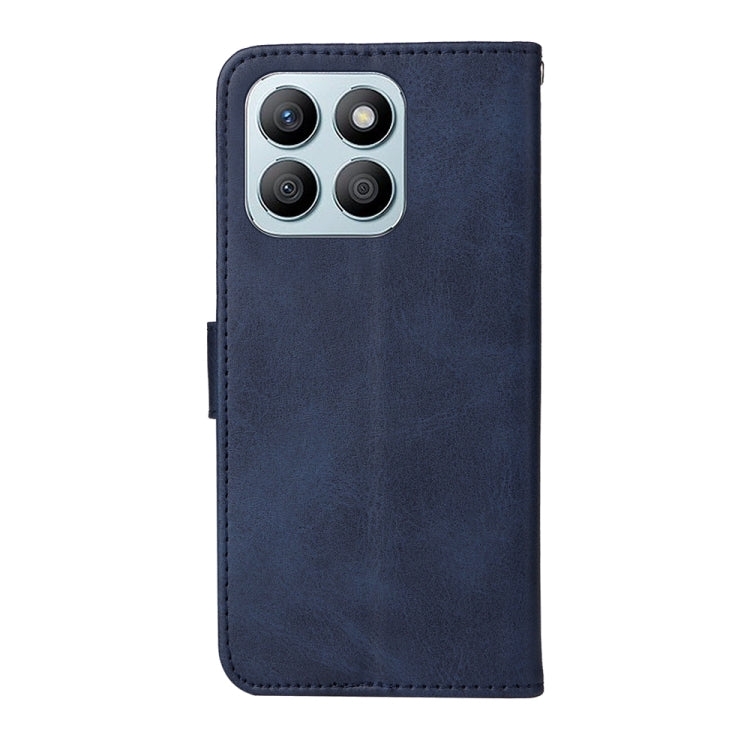 For Honor X8b Classic Calf Texture Flip Leather Phone Case(Blue)
