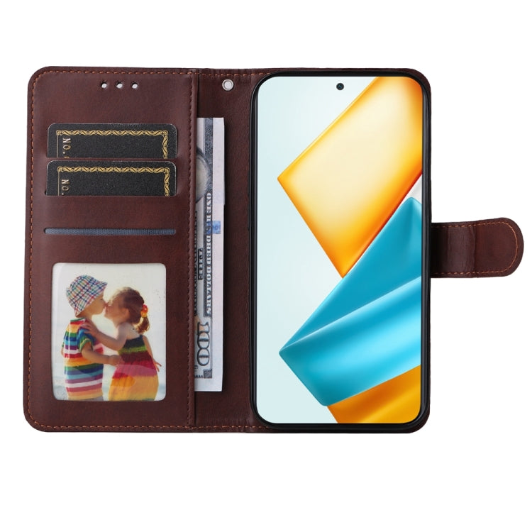 For Honor 90 GT Classic Calf Texture Flip Leather Phone Case(Brown)