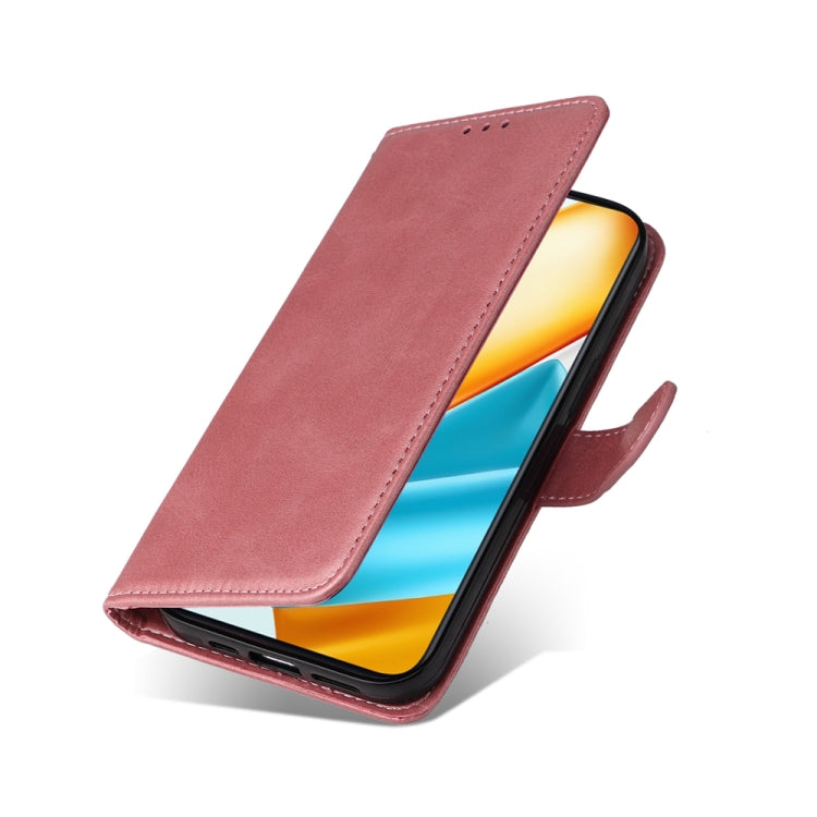 For Honor 90 GT Classic Calf Texture Flip Leather Phone Case(Rose Gold)