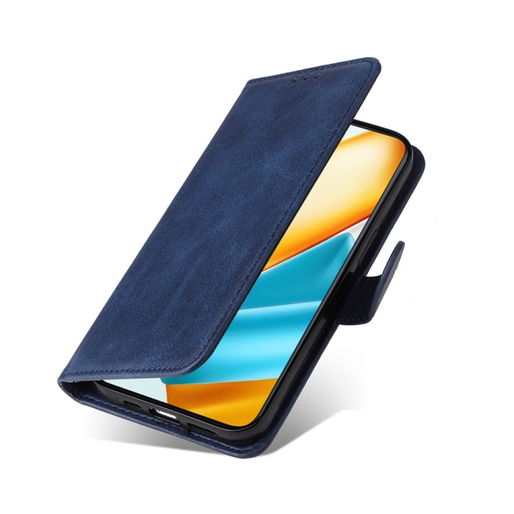 For Honor 90 GT Classic Calf Texture Flip Leather Phone Case(Blue)